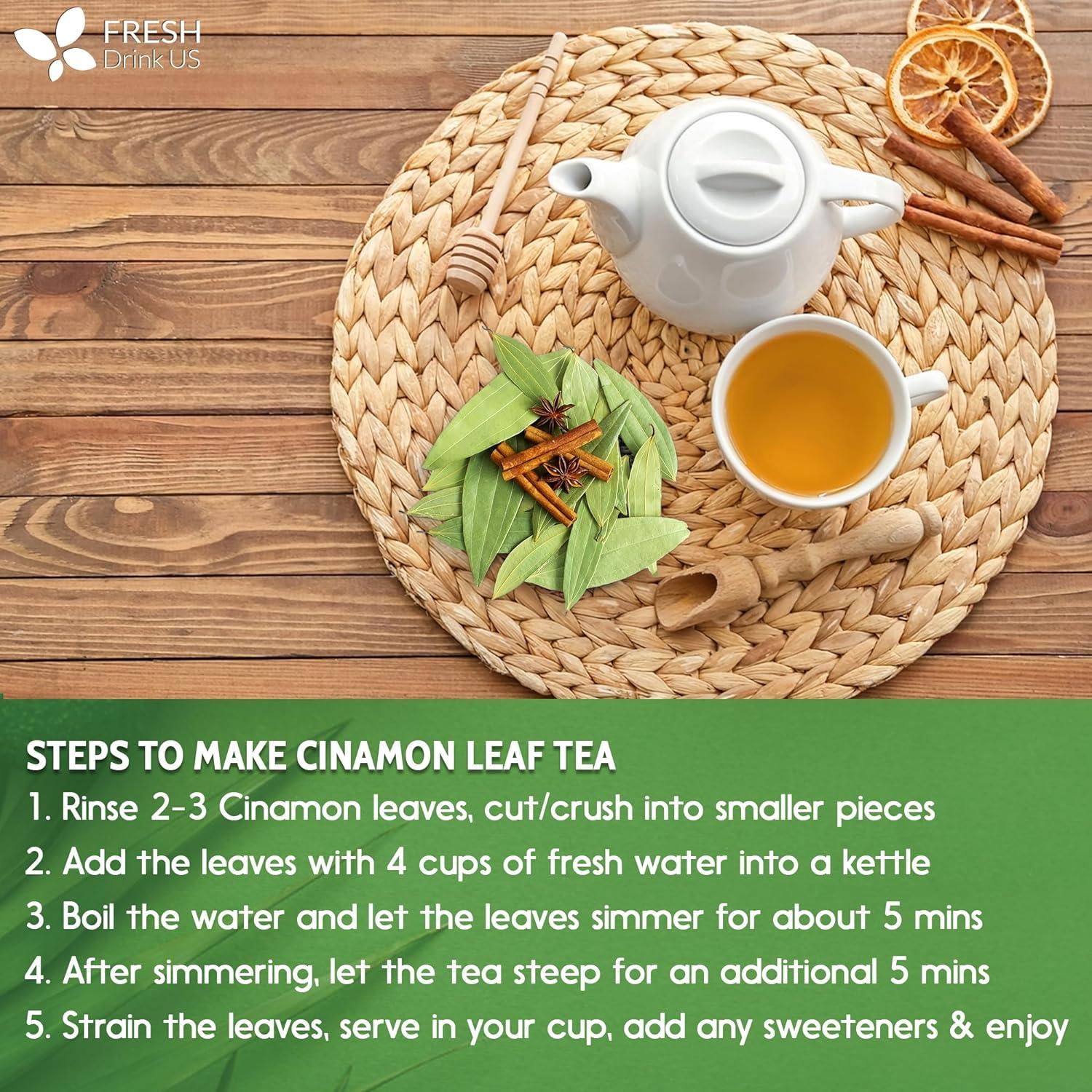 Cinnamon Leaves by FreshDrinkUS - Natural and Premium Herbal Tea