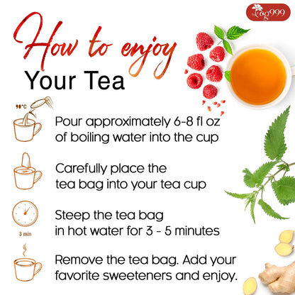 Hormone Balance Natural Menstrual Cycle Support Tea by FreshDrinkUS - Natural and Premium Herbal Tea