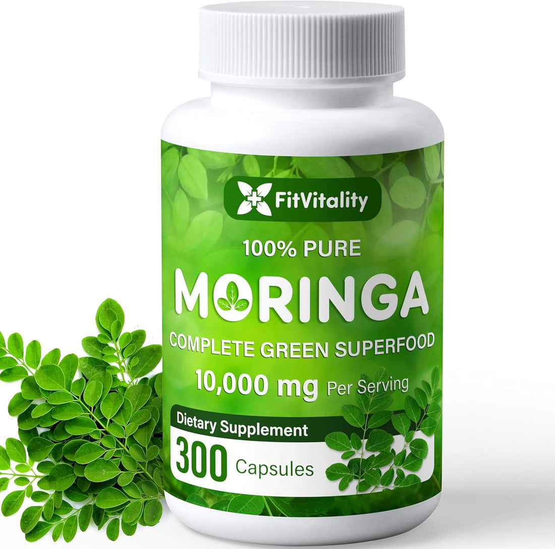 Moringa Capsules|300 Capsules|Moringa Oleifera|10,000mg by FreshDrinkUS - Natural and Premium Herbal Tea