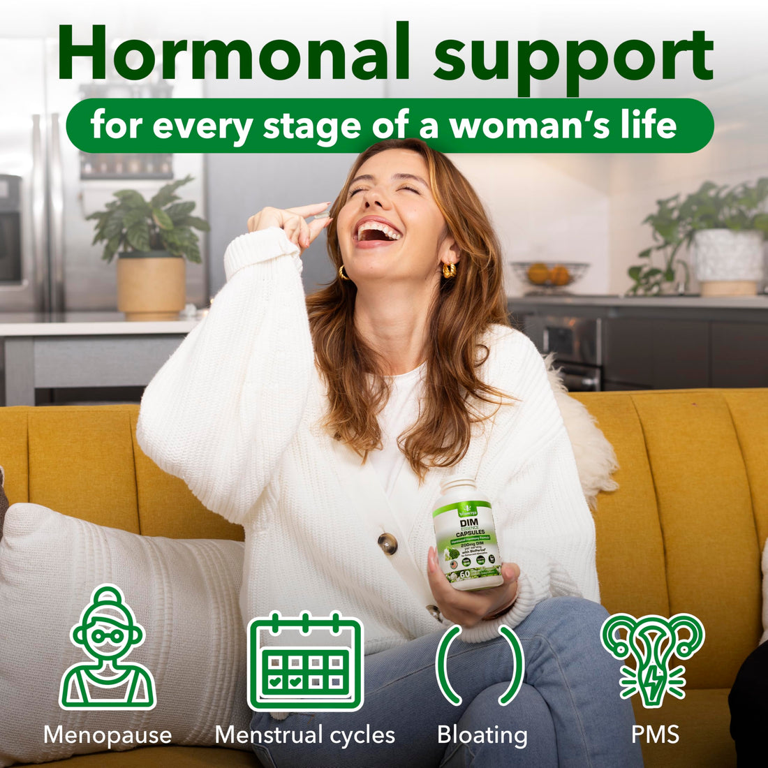 DIM Estrogen Supplement - Hormone Balance, Skin Health, and Menopause Support | Vitamized by The VITAMIZED Shop