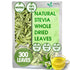 Stevia Leaf, Whole Dried Leaves, Tea Bags, Powder, 100% Natural and Pure from Stevia Leaves. Sugar Substitute for Tea, Coffee. Loose Leaf Stevia Herbal Tea. Zero Calorie Sweetener. No Sugar, No Caffeine, No Gluten, Vegan. by FreshDrinkUS - Natural and Premium Herbal Tea