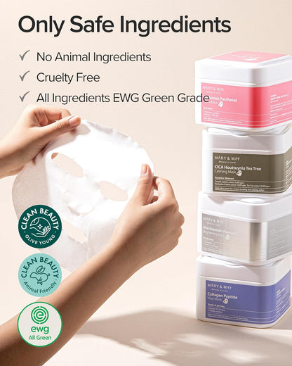 Mary &amp; May Collagen Peptide Vital Mask by AsiaBeautyMall