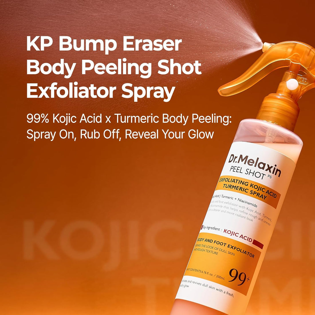 Dr. Melaxin Peel Shot Exfoliating Kojic Acid Turmeric Spray by AsiaBeautyMall