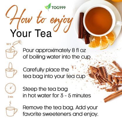 Pure Cinnamon Tea, 100% Natural &amp; Pure Cinnamon. Cinnamon Herbal Tea. Cinnamon Stick Herbal Spice Tea. No Sugar, No Caffeine, No Gluten, Vegan. by FreshDrinkUS - Natural and Premium Herbal Tea