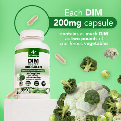 DIM Estrogen Supplement - Hormone Balance, Skin Health, and Menopause Support | Vitamized by The VITAMIZED Shop