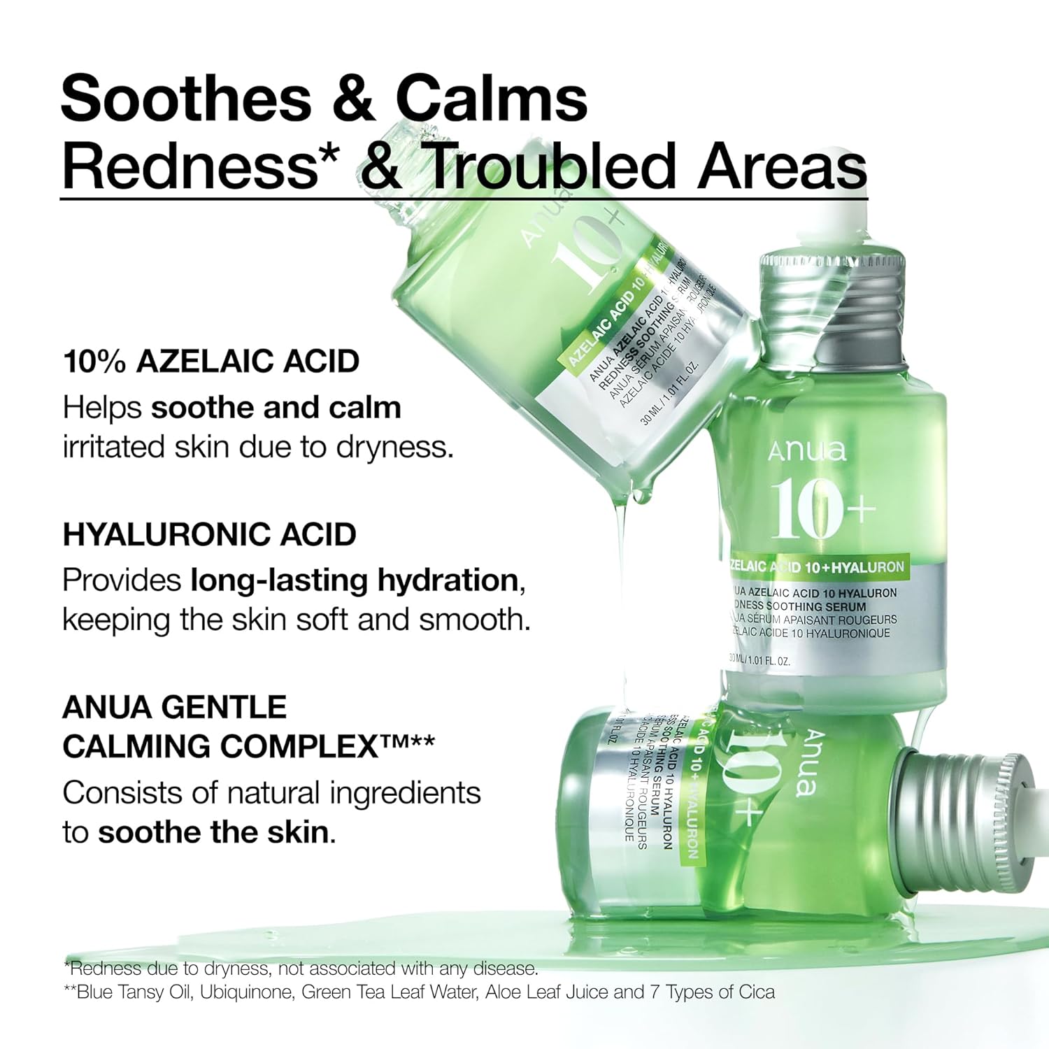 ANUA Azelaic Acid 10 Hyaluron Redness Soothing Serum by AsiaBeautyMall
