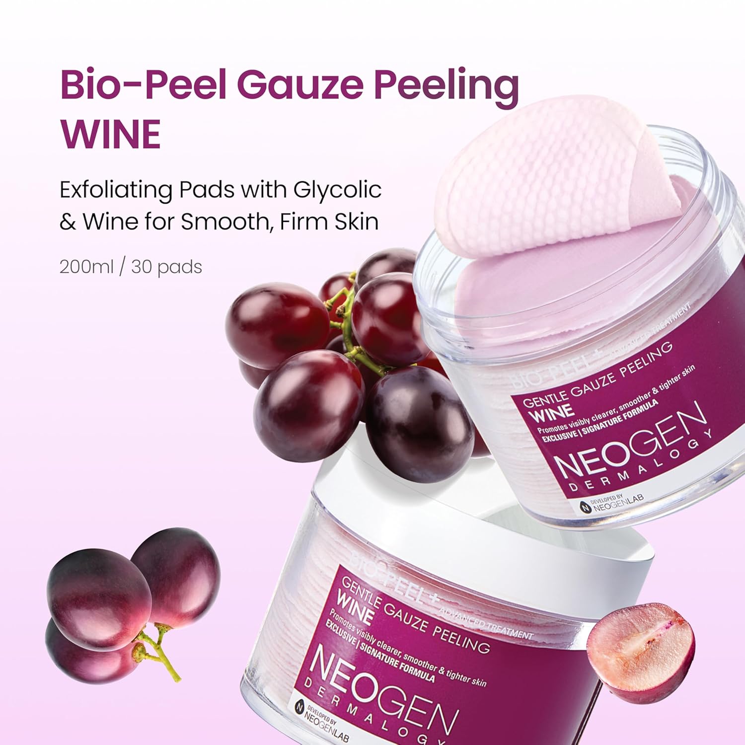 NEOGEN Dermalogy Bio-Peel Gauze Peeling Wine by AsiaBeautyMall