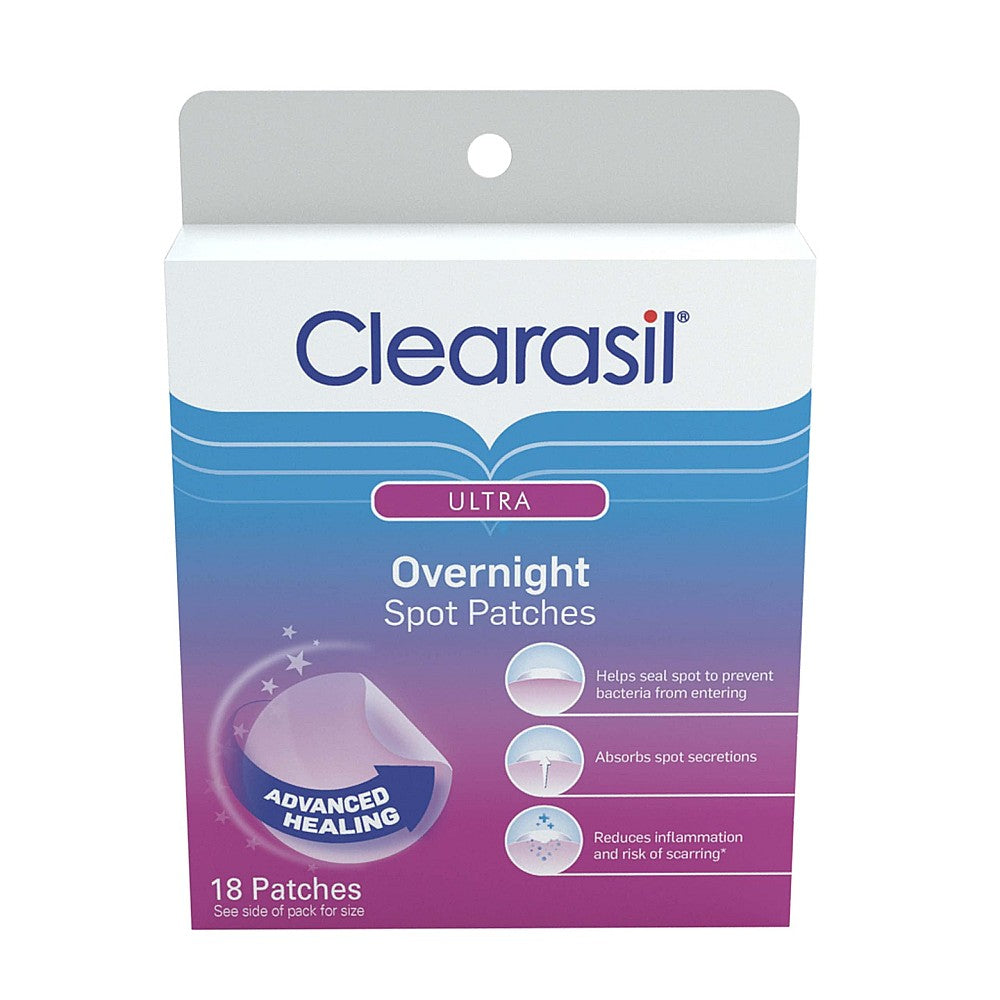 Clearasil Ultra Overnight Spot Patches 18 Ct by Pasteur Pharmacy