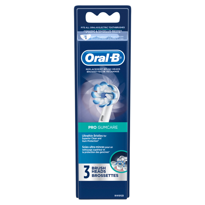 Oral B Pro Gum Care Electric Toothbrush Replacement Brush Head Refills by Pasteur Pharmacy