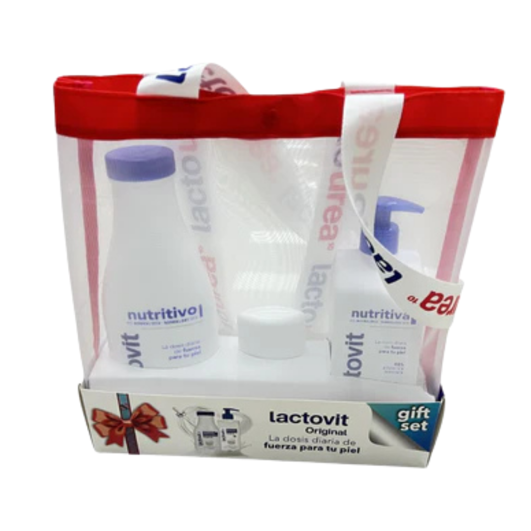 Lactovit Original Gift Set "Alimenta tu Piel" (4 piece set) by Farmacias Savia
