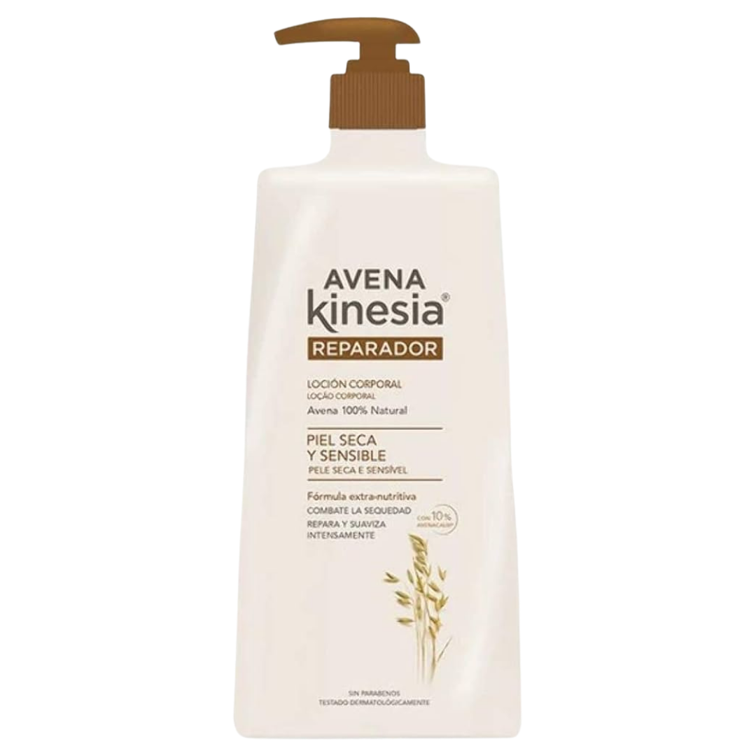 Avena Kinesia Reparador Body Lotion for Dry and Sensitive Skin (13.5oz) by Farmacias Savia