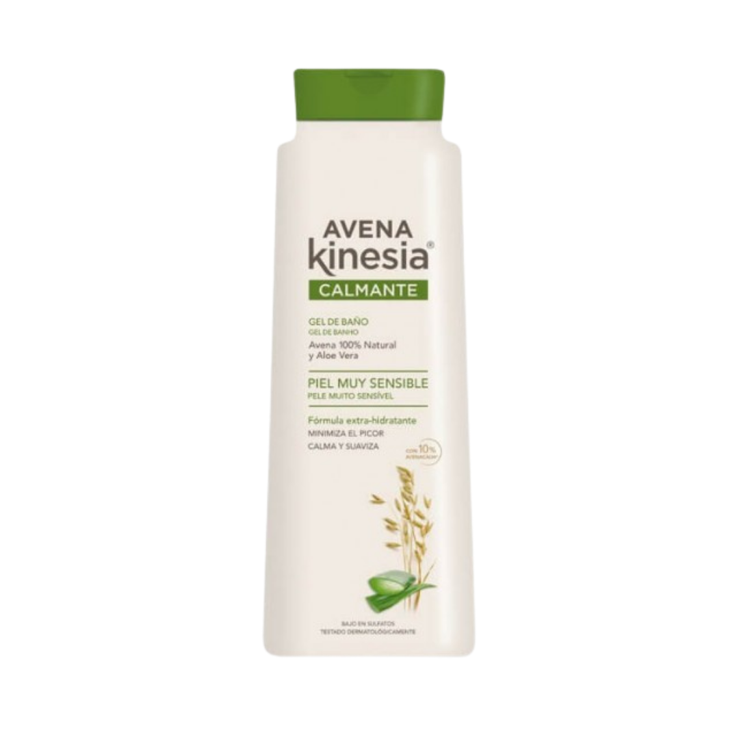 Avena Kinesia Calmante Bath Gel with Aloe Vera (20.3oz) by Farmacias Savia