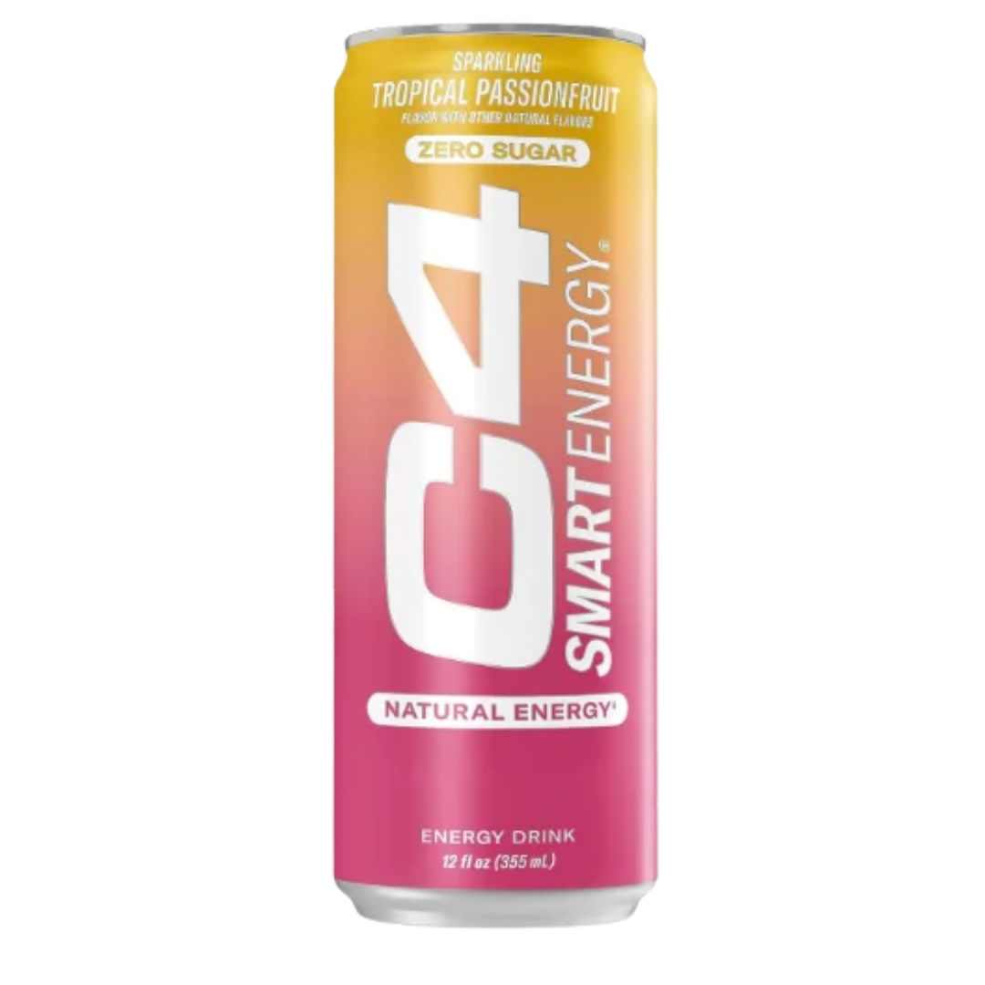 C4 Smart Energy Tropical Passion Fruit (12oz) by Farmacias Savia