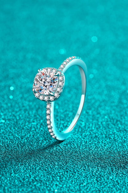 1 Carat Sparkala™ 925 Sterling Silver Halo Ring by Sparkala