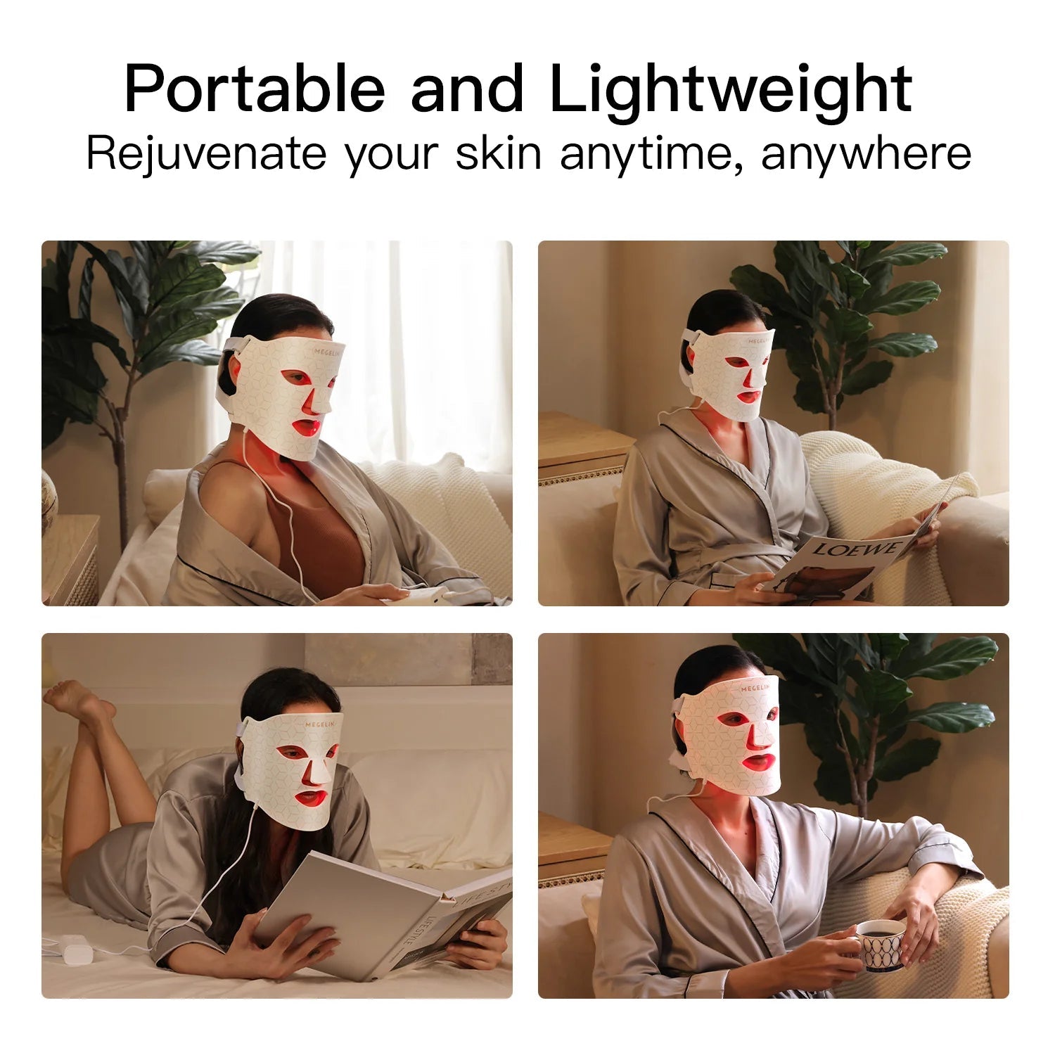LED Red Light Therapy Mask by Korean Skin Care