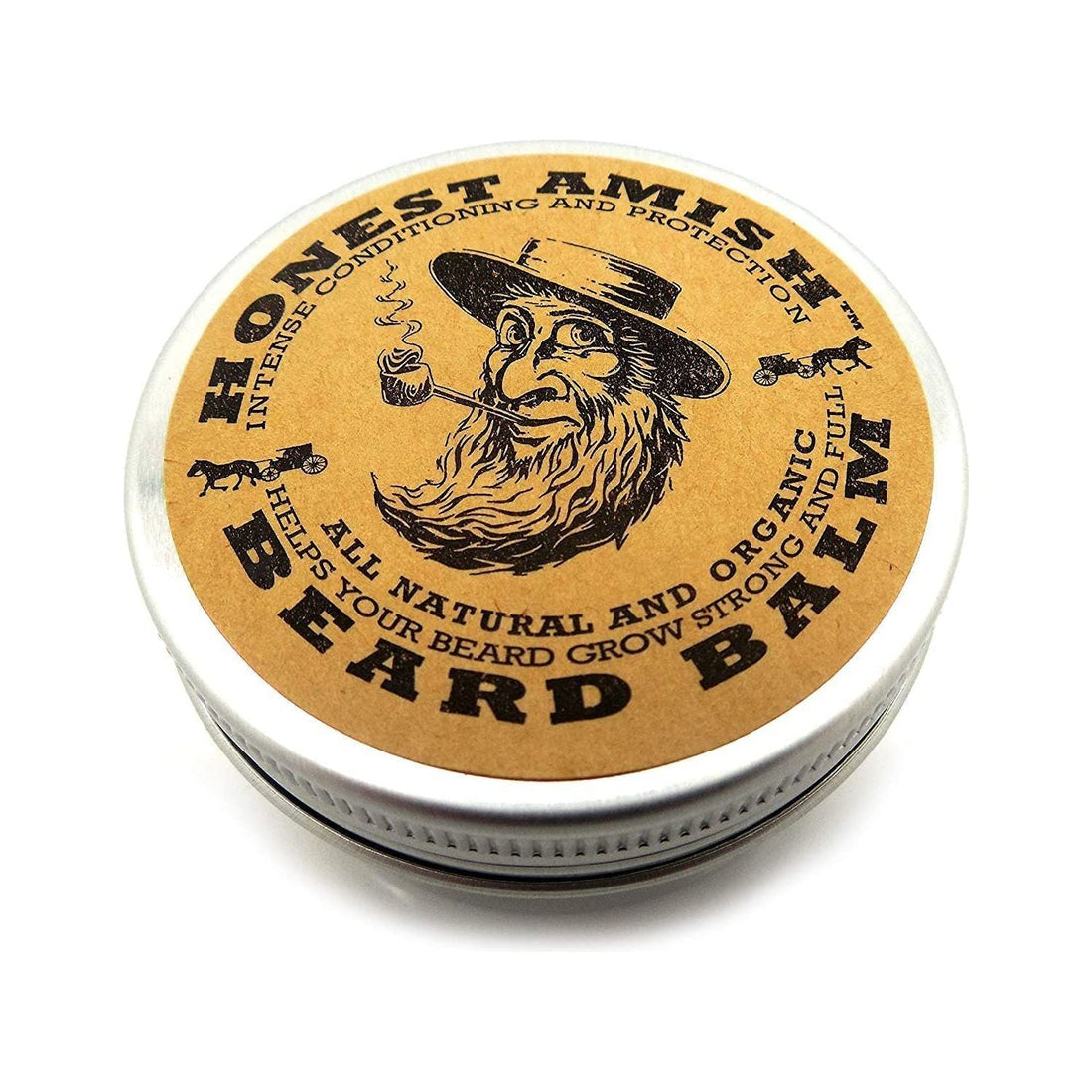 Honest Amish Beard Balm 2 Oz by Pasteur Pharmacy