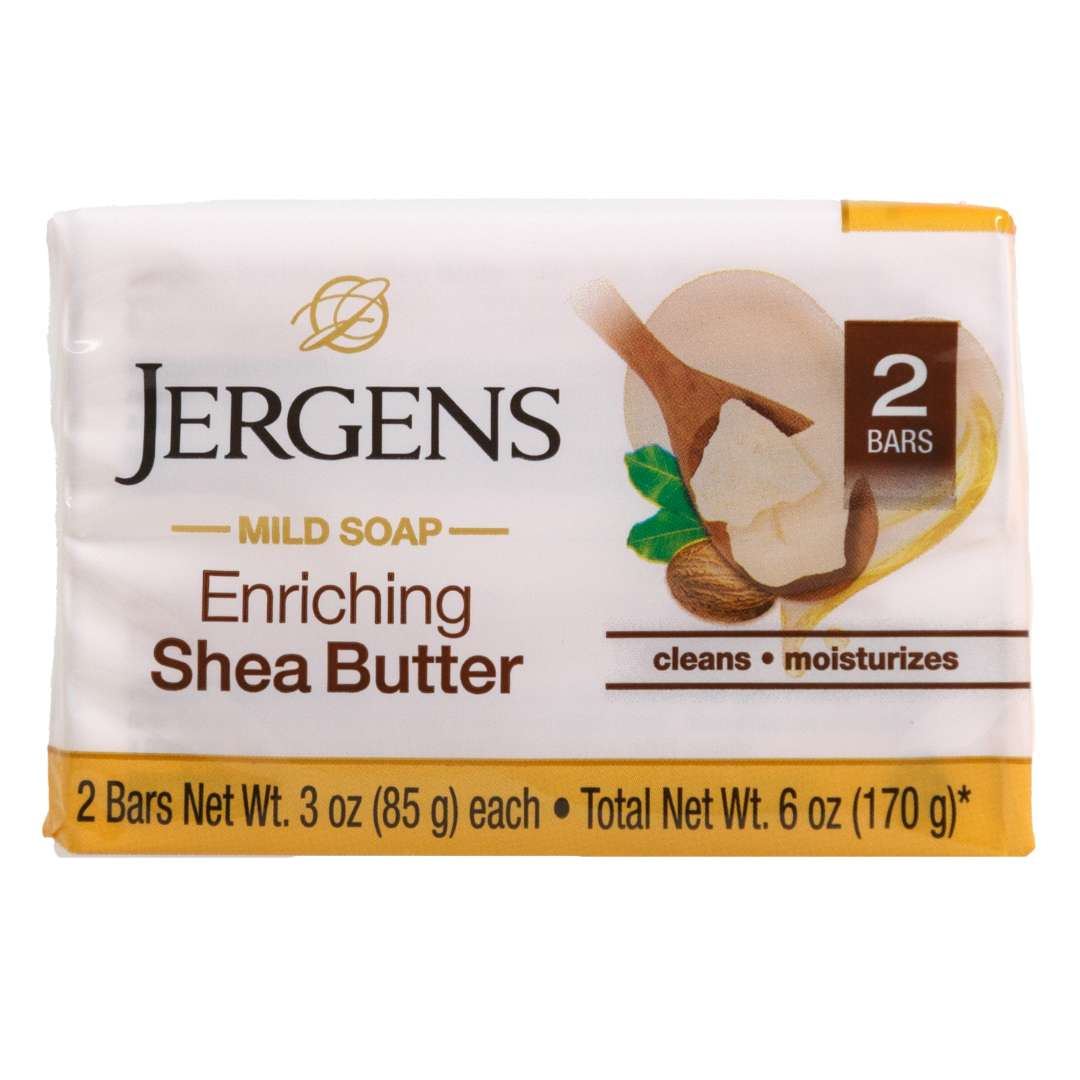 Jergens Mild Soap Enriching Shea Butter 2 Bars (2×3oz) by Farmacias Savia