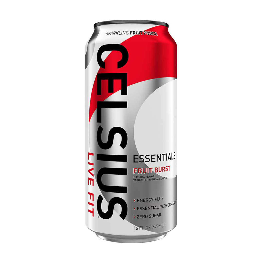 Celsius Essentials Fruit Burst Sparkling Energy Drink (16oz) by Farmacias Savia