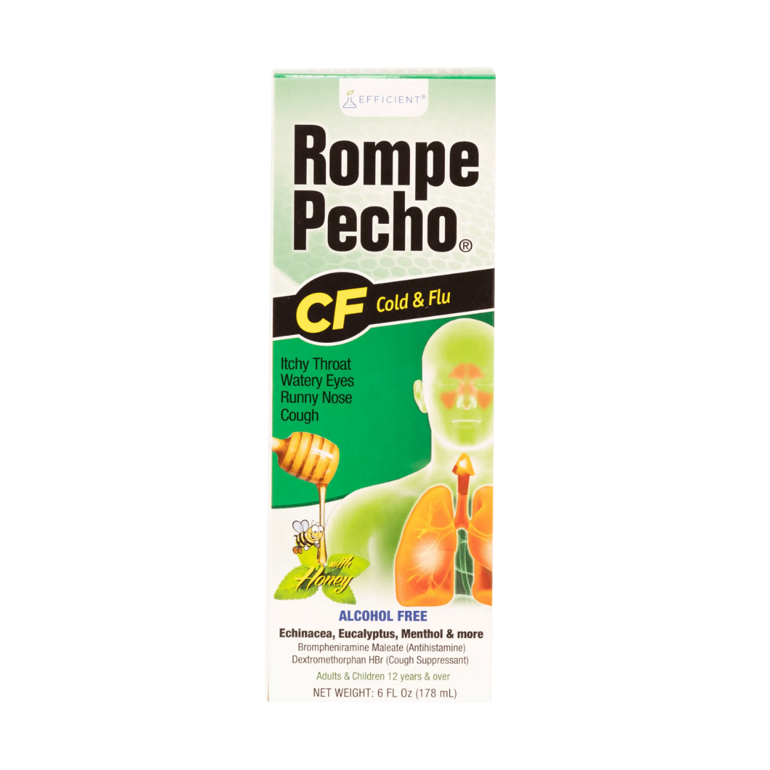 Rompe Pecho CF Cold &amp; Flu Syrup (6oz) by Farmacias Savia