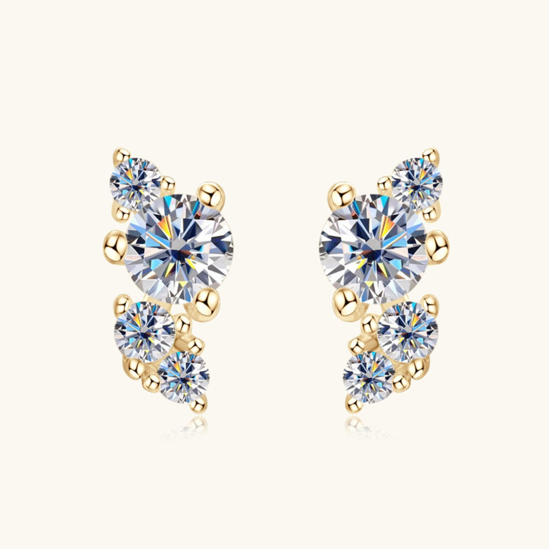 Pure Sterling Silver Sparkala™ Stud Earrings by Sparkala