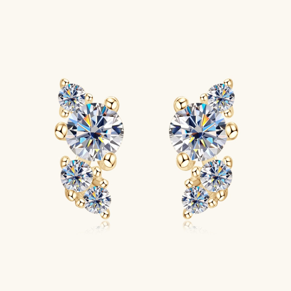Pure Sterling Silver Sparkala™ Stud Earrings by Sparkala