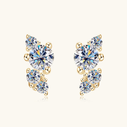 Pure Sterling Silver Sparkala™ Stud Earrings by Sparkala