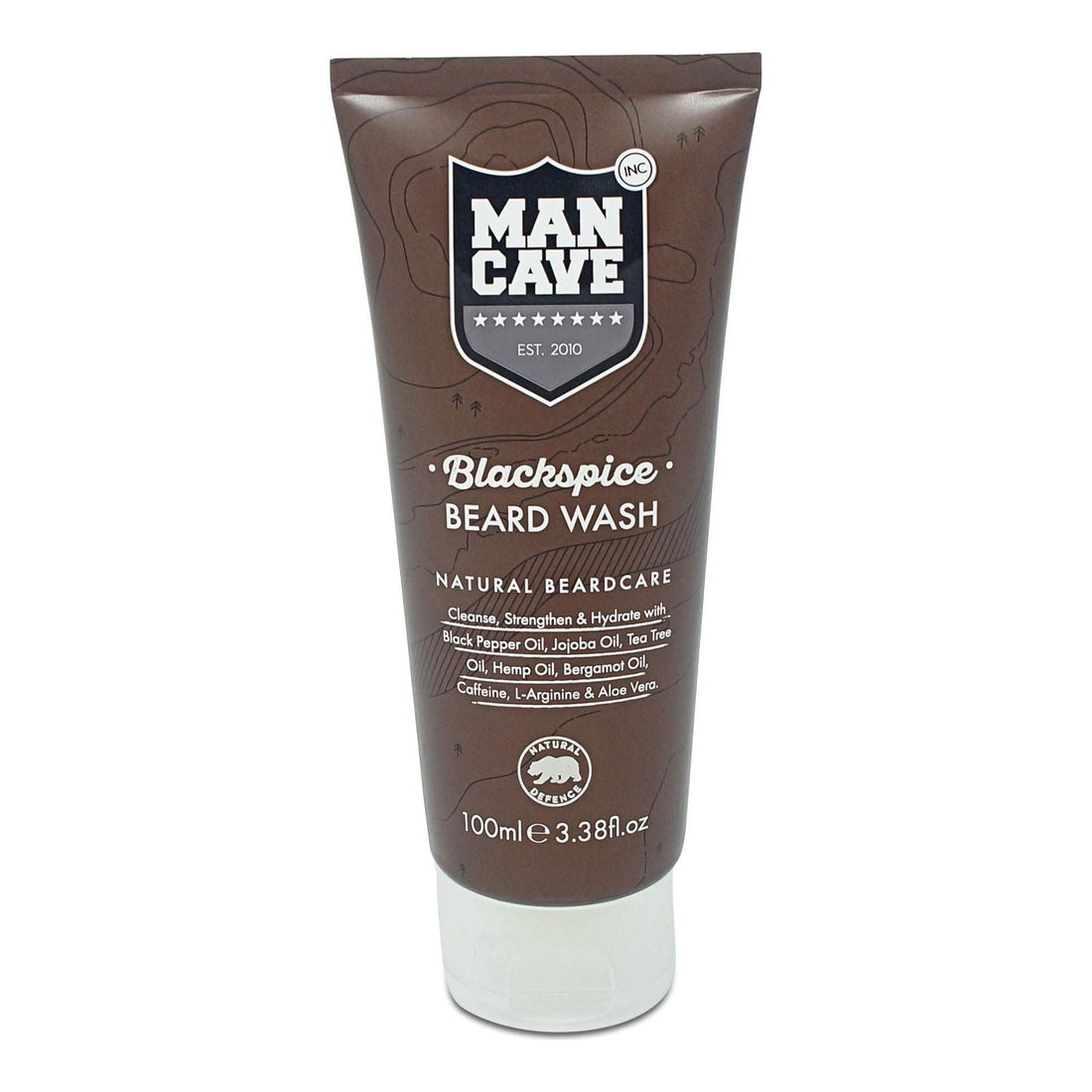 Mancave Black Spice Beard Wash 3.3 Oz by Pasteur Pharmacy