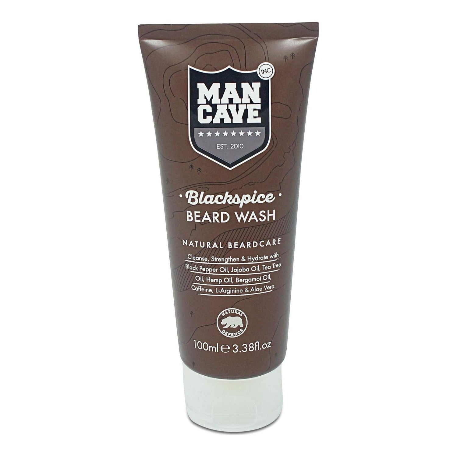Mancave Black Spice Beard Wash 3.3 Oz by Pasteur Pharmacy