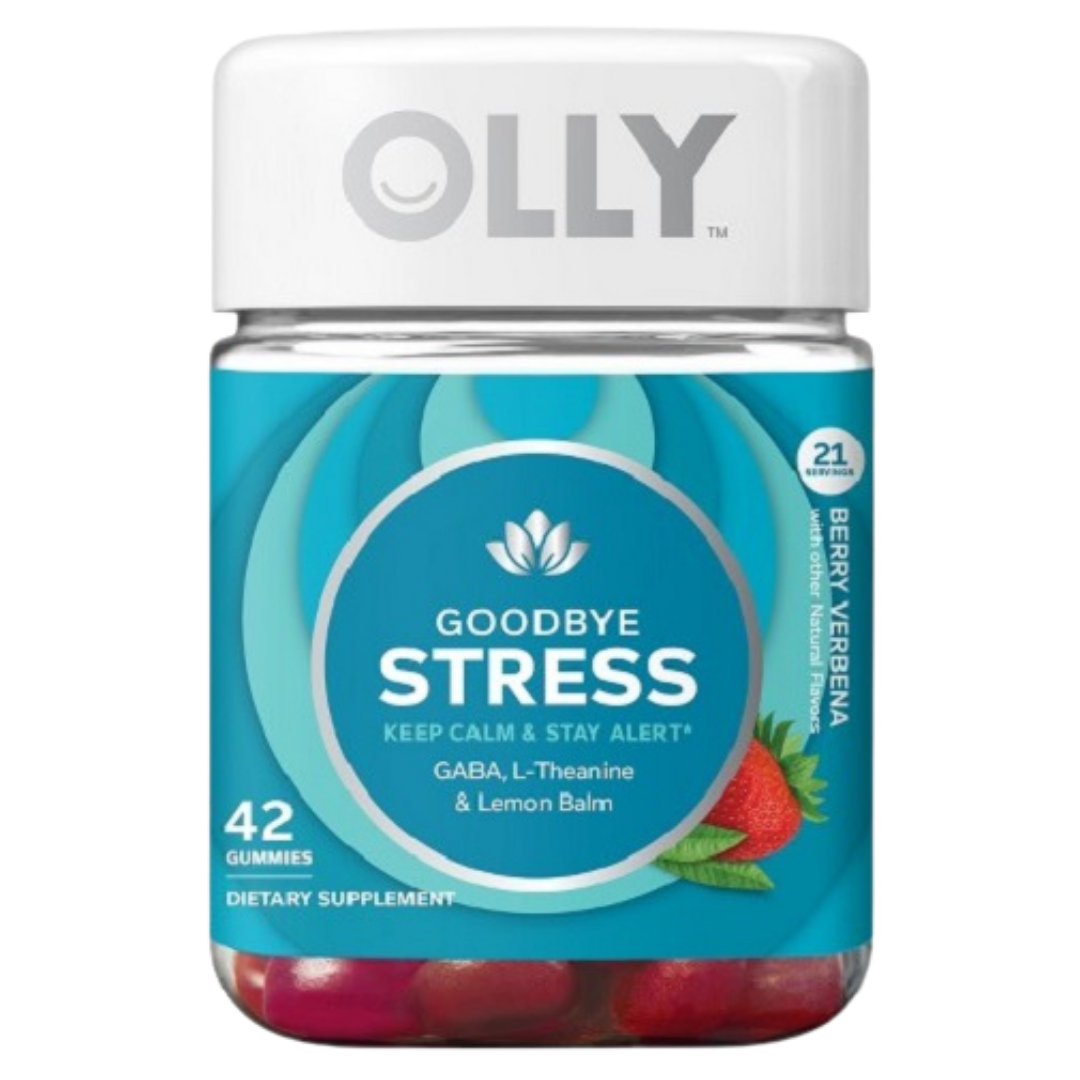 Olly Goodbye Stress GABA and L-Theanine Supplement (42 ct) by Farmacias Savia