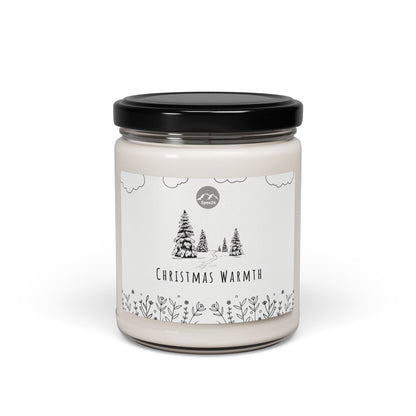 Christmas Warmth Scented Soy Candle | Cozy Holiday Decor, Relaxing Home Fragrance, Gifts for Her, Festive Candle, Aromatherapy -- 9oz by Spee24, LLC