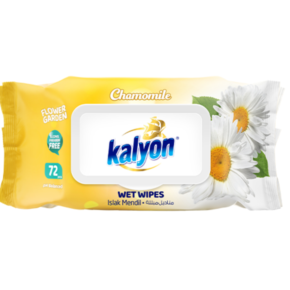 Kalyon Chamomile Wet Wipes (72ct) by Farmacias Savia