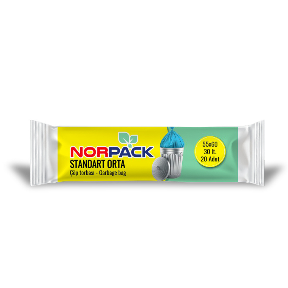 NorPack Standard Orta Garbage Bags 30 L (20 Bags) by Farmacias Savia