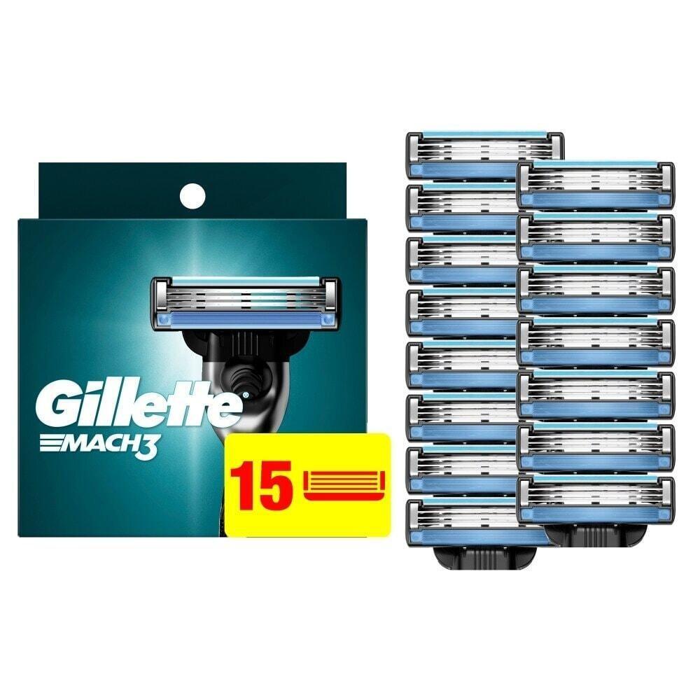 Gillette Mach3 Men’s Razor Blades, 15 Blade Refills by Pasteur Pharmacy