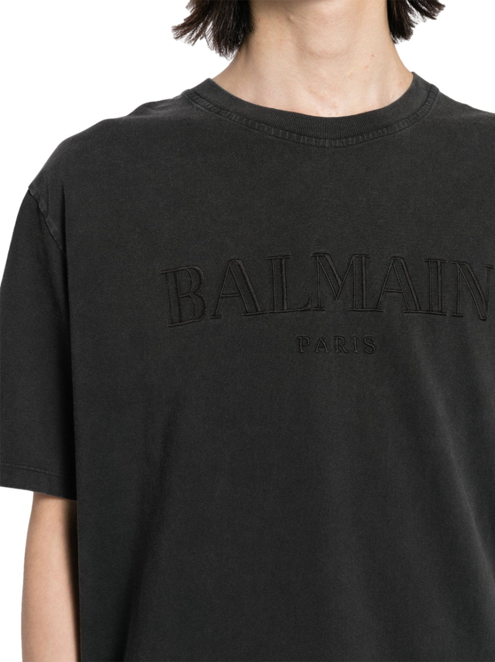 Balmain Men T-Shirt With Vintage Balmain Embroidery by Luosophy