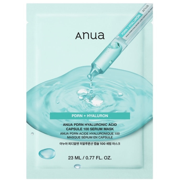 ANUA PDRN Hyaluronic Acid Capsule 100 Serum Mask by AsiaBeautyMall