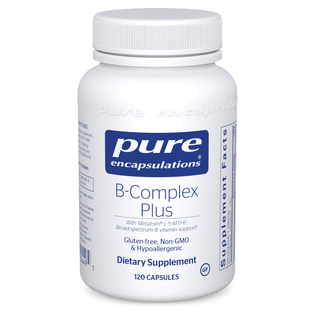 Pure Encapsulations B-Complex Plus 120 Capsules by Pasteur Pharmacy