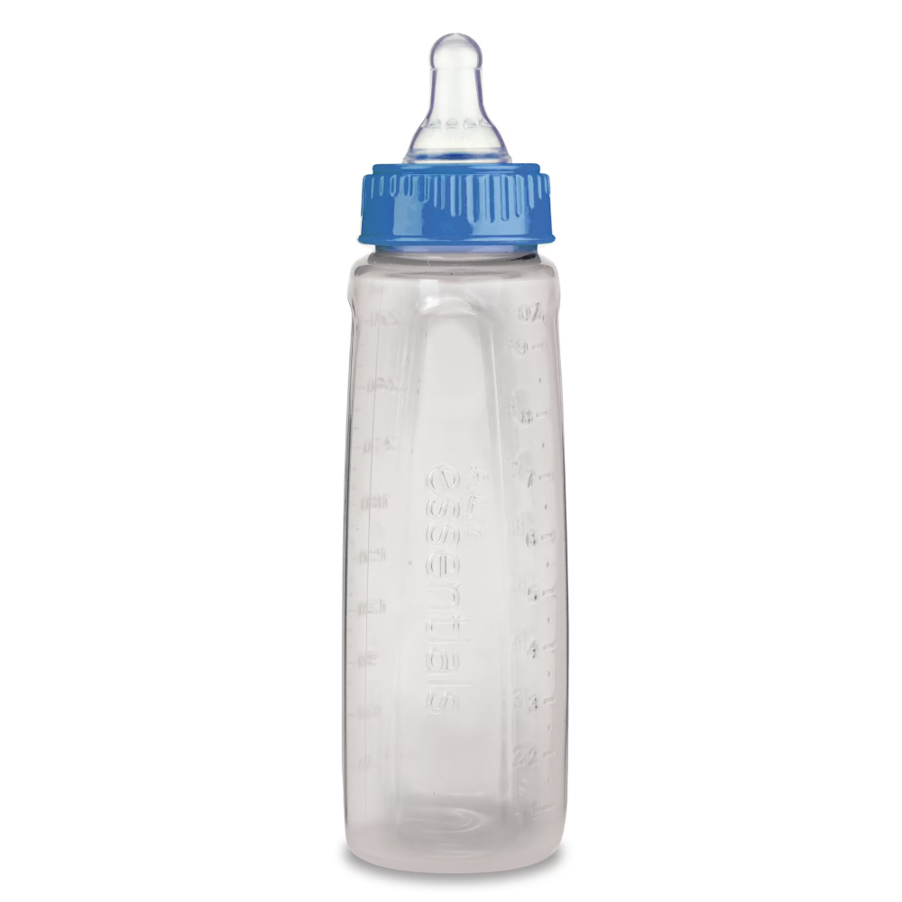 Nuk First Essential Clear Medium Flow Baby Bottle (9 oz) by Farmacias Savia