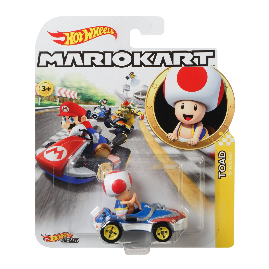 Hot Wheels Mario Kart Toad Sneeker Die-Cast Vehicle (1:64) by Farmacias Savia