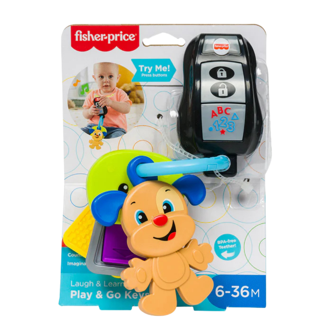 Fisher-Price Laugh &amp; Learn Play &amp; Go Keys Musical Toy by Farmacias Savia