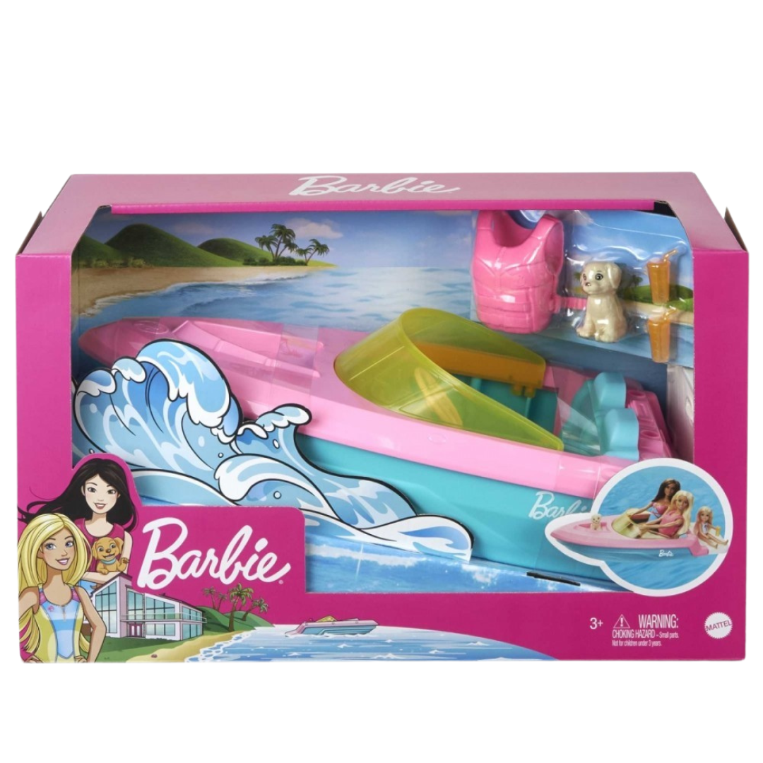 Mattel Barbie Motorboat Playset with Accessories by Farmacias Savia