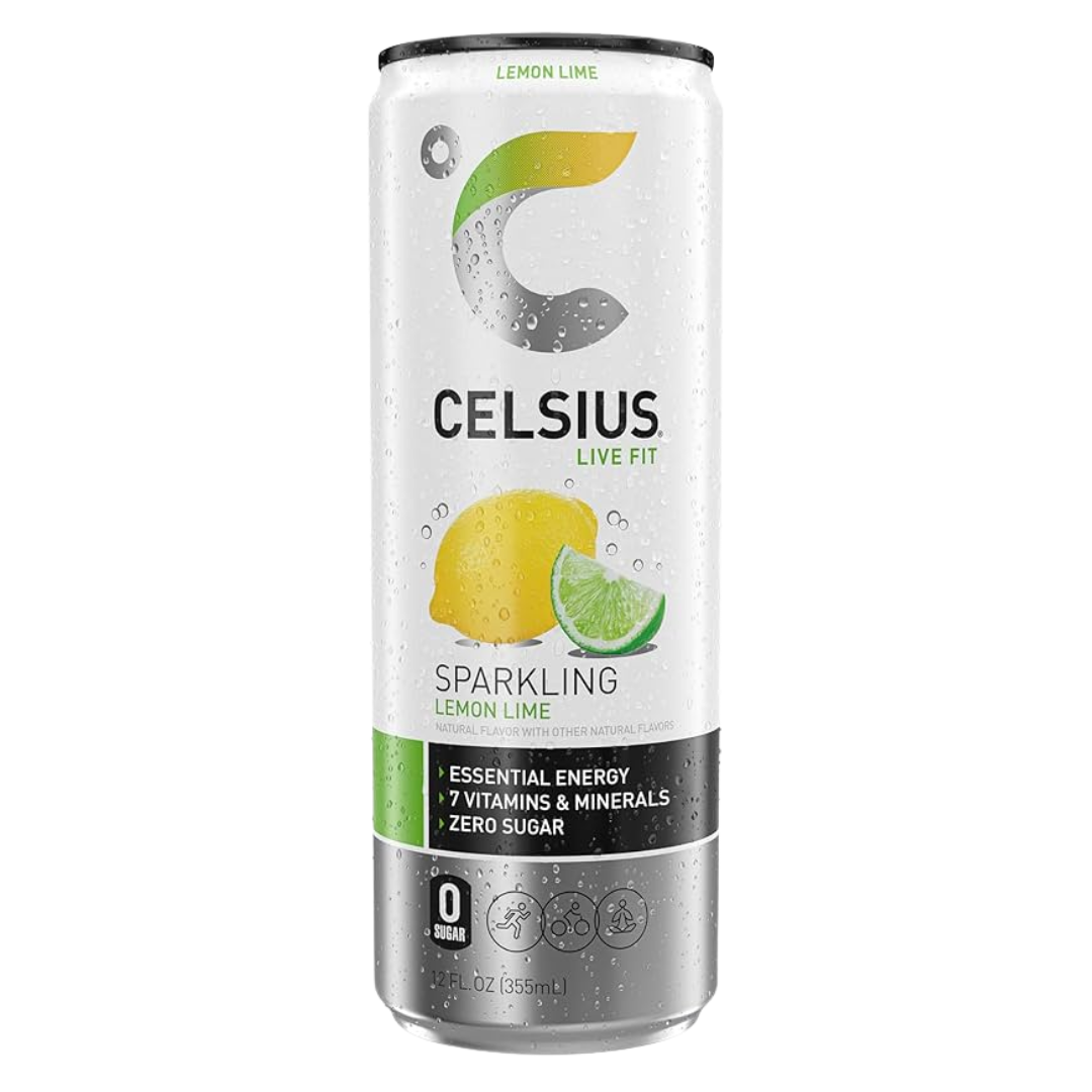 Celsius Lemon Lime Energy Drink (12oz) by Farmacias Savia