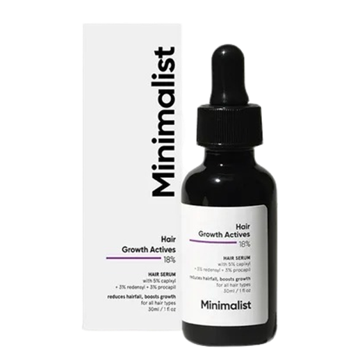 Minimalist Hair Growth Actives 18% Hair Serum by Dista