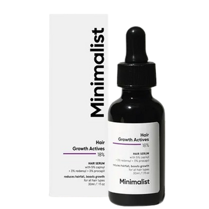 Minimalist Hair Growth Actives 18% Hair Serum by Dista