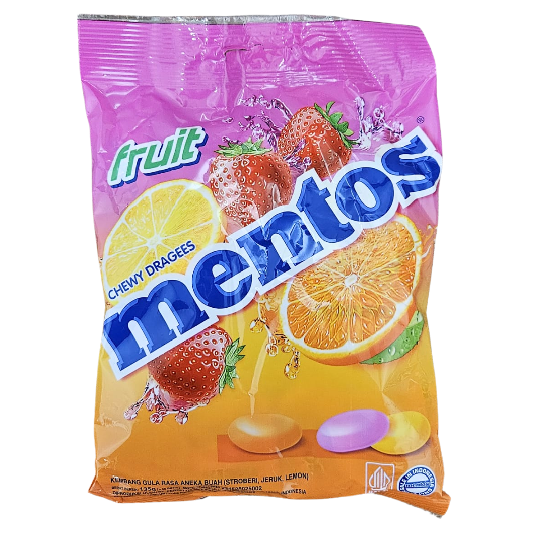 Mentos Fruit Chewy Mints (50ct) by Farmacias Savia