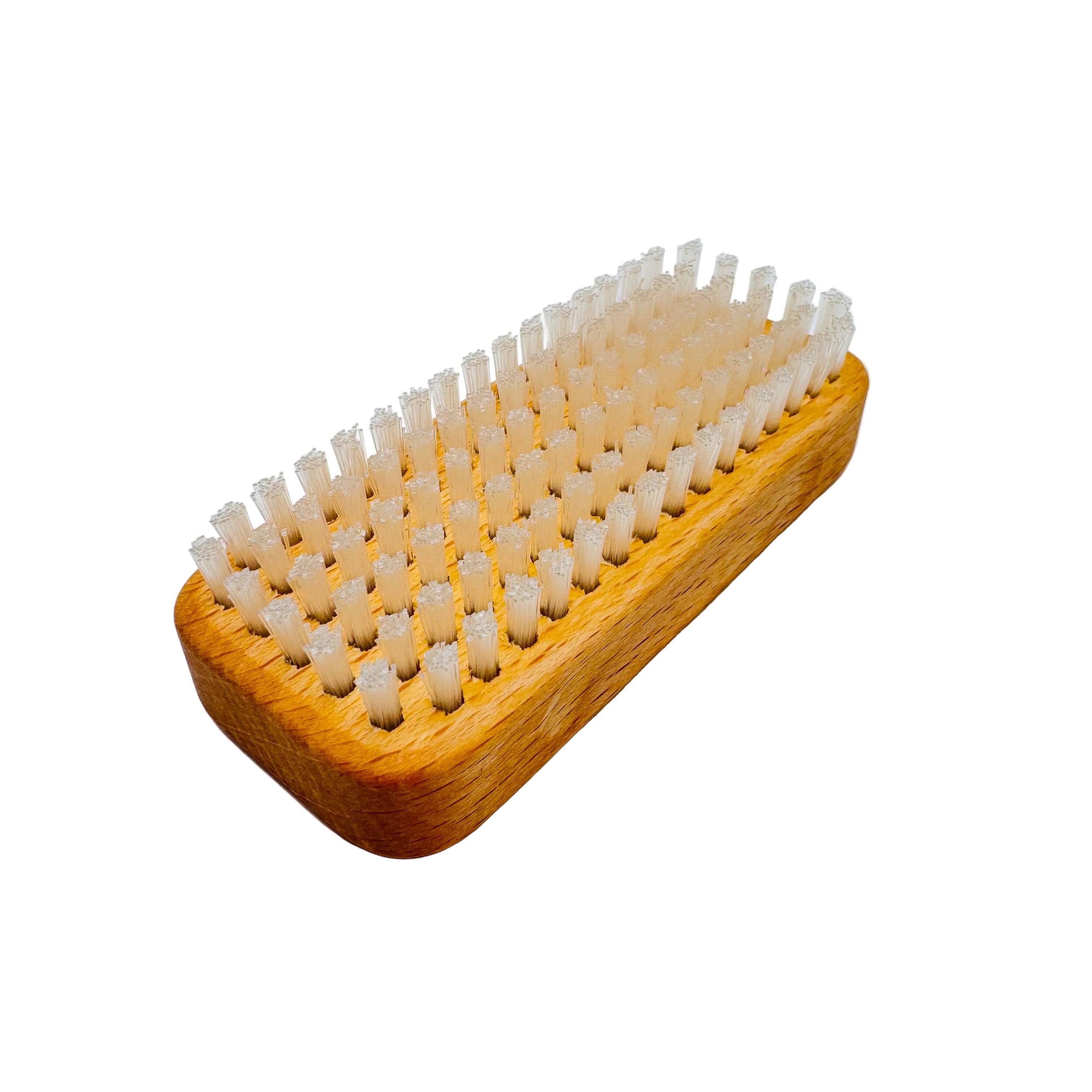 Dural Beech Wood Hand &amp; Nail Brush With Short White Nylon Bristles - 6 Rows by Pasteur Pharmacy