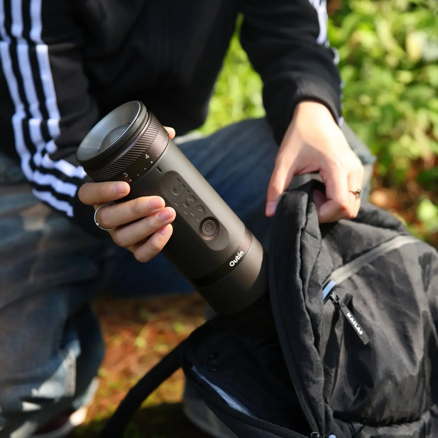 OutIn Fino Portable Electric Coffee Grinder by OutIn
