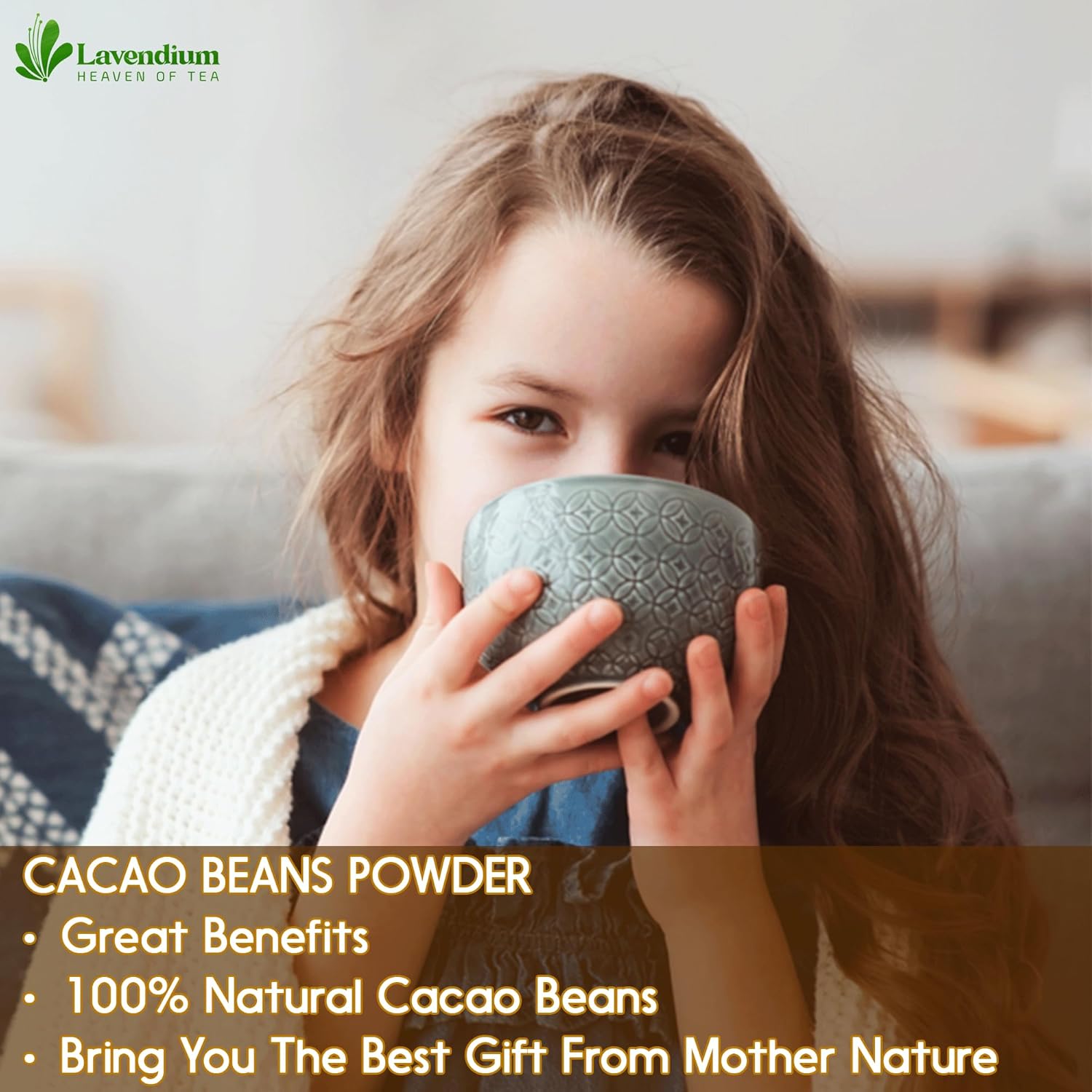 Cacao Powder, 25oz (1.56 lbs), 100% Natural &amp; Pure, Unsweetened, Rich Chocolate Flavor, Perfect for Baking &amp; Smoothies by FreshDrinkUS - Natural and Premium Herbal Tea