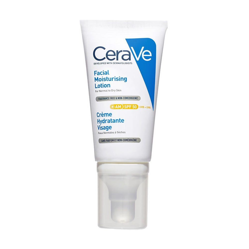 CeraVe AM Facial Moisturizing Lotion With Sunscreen SPF 50 by Dista