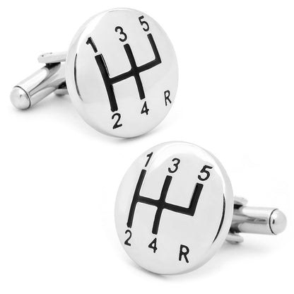 Gear Shifter Cufflinks by Cufflinks.com