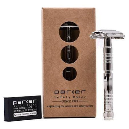 Parker 90R Long Handle Double-Edge Safety Razor by Pasteur Pharmacy